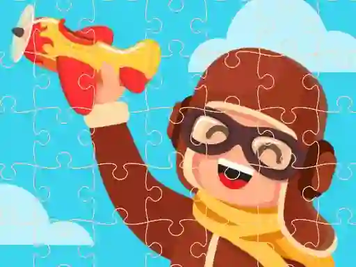 Jwèt Airplane Puzzles sou entènèt