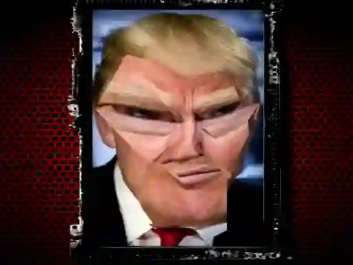 Jwèt Trump Funny face sou entènèt