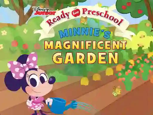 Jwèt Ready For Preschool Minnie's Magnificent Garden sou entènèt