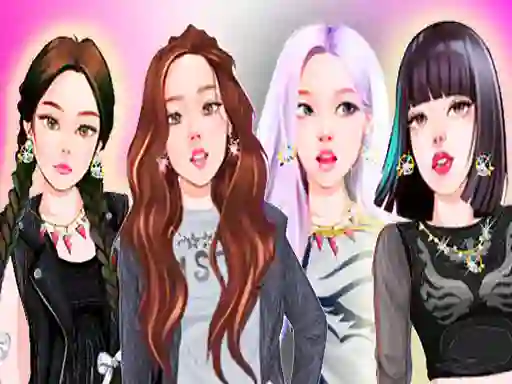 Jwèt BlackPink Dress Up sou entènèt