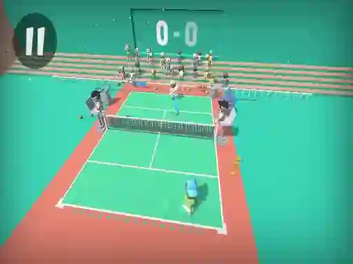 Jwèt Funny swipe Tennis sou entènèt