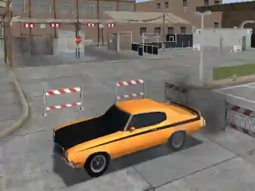 Jwèt Backyard Parking Car Sim sou entènèt