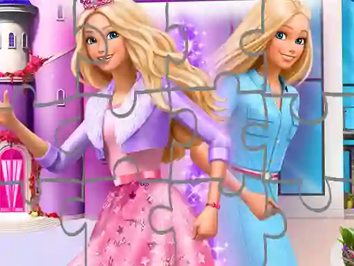Jwèt Barbie Princess Adventure Jigsaw sou entènèt