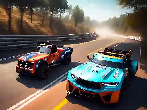 Jwèt Truck Race sou entènèt