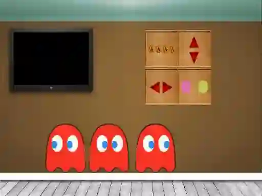 Jwèt Pacman Escape sou entènèt