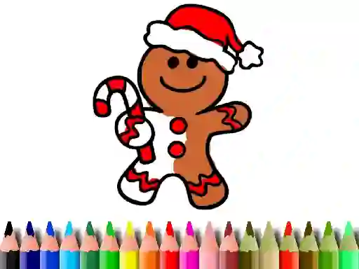 Jwèt Back To School: Christmas Cookies Coloring sou entènèt