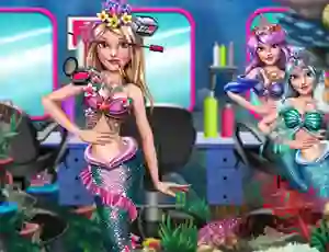 Jwèt Mermaid Princess Beauty Salon sou entènèt