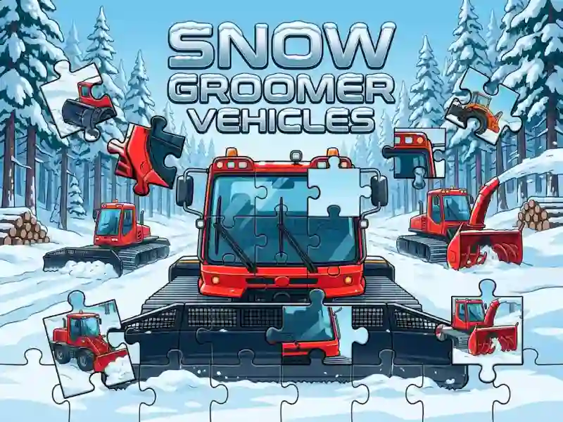 Jwèt Snow Groomer Vehicles sou entènèt