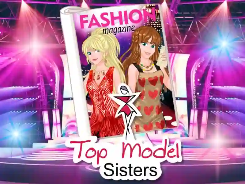 Jwèt Top model sisters sou entènèt