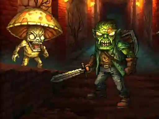 Jwèt Monster Slayer Merge & Survive sou entènèt