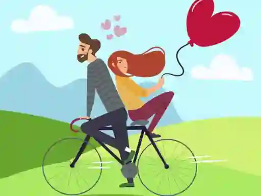 Jwèt Couple in Love Jigsaw sou entènèt