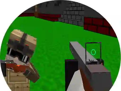 Jwèt Blocky Gun 3d Warfare sou entènèt