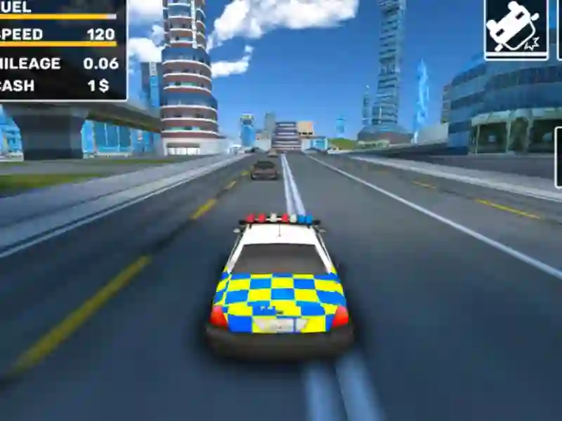 Jwèt Police Cop Car Simulator City Missions sou entènèt