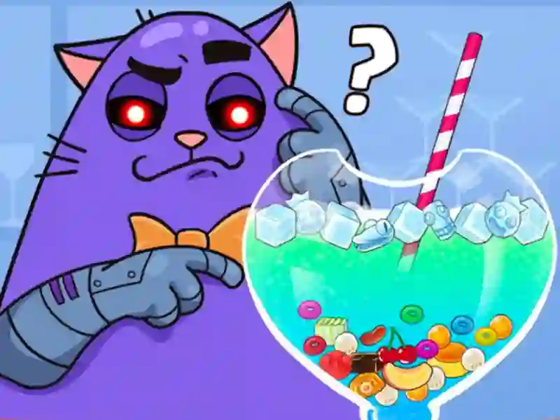 Jwèt DIY Grimace Shake sou entènèt
