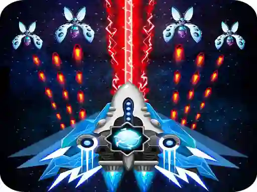 Jwèt 2D Space Shooter sou entènèt