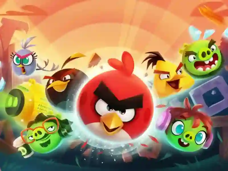 Jwèt Angry Birds Mad Jumps sou entènèt