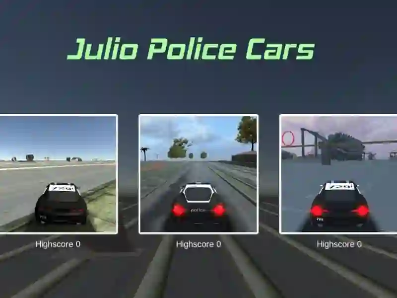 Jwèt Julio Police Cars sou entènèt