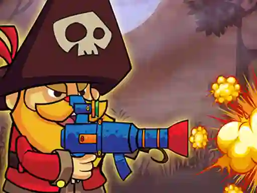 Jwèt Pirates vs Zombies sou entènèt