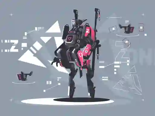 Jwèt Alien Robot Warrior Hidden sou entènèt