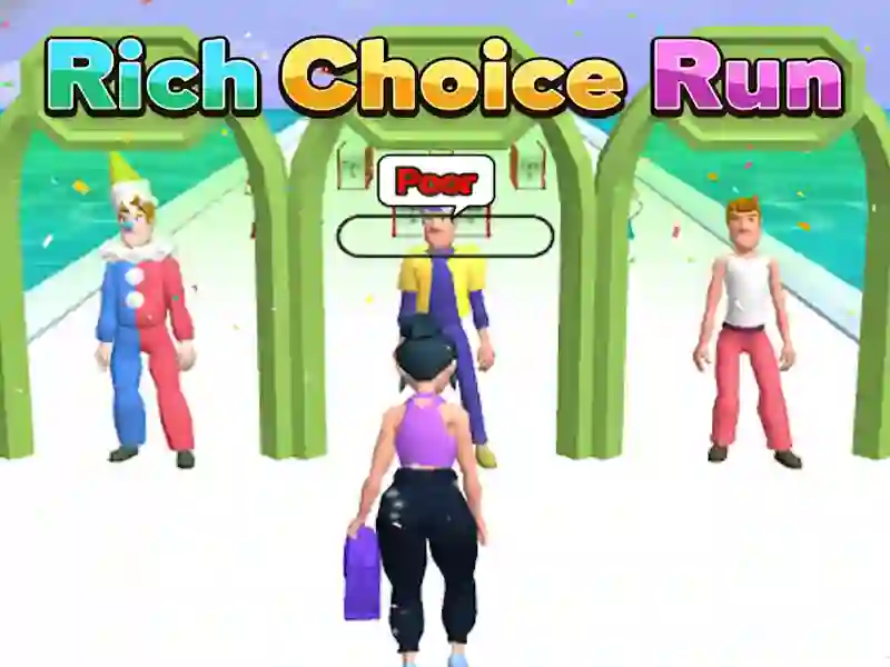 Jwèt Rich Choice Run sou entènèt