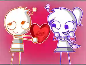 Jwèt Valentines Hidden Stars sou entènèt