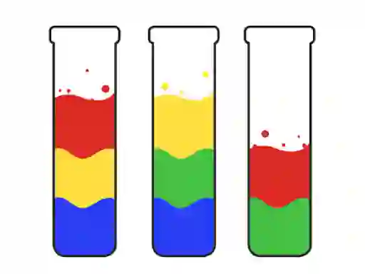 Jwèt Water Sorting Puzzle sou entènèt