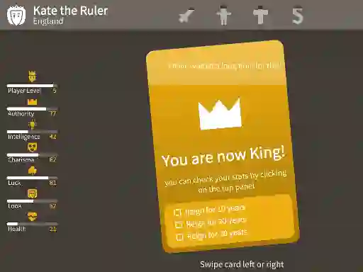 Jwèt Kings Card Decisions sou entènèt