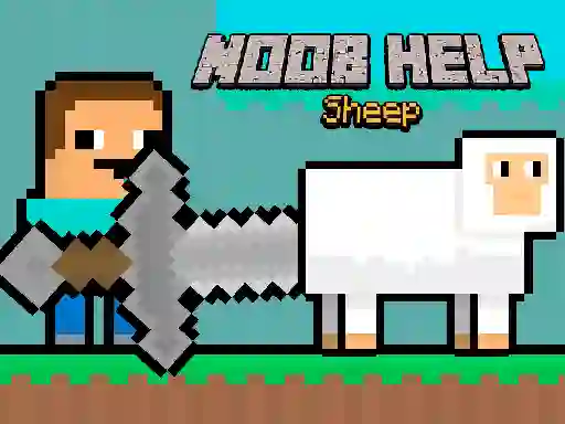 Jwèt Noob Help Sheep sou entènèt
