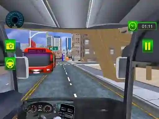 Jwèt Driving Service Passenger Bus Transport sou entènèt