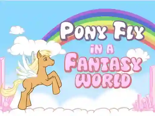 Jwèt Pony fly in a fantasy world sou entènèt