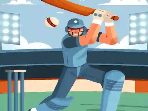Jwèt Pong Cricket sou entènèt