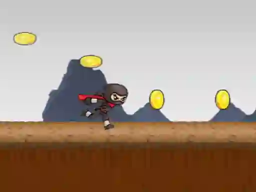 Jwèt Ninja Run sou entènèt