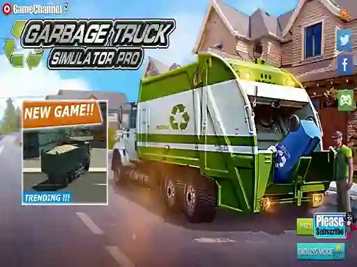 Jwèt Garbage Truck Simulator sou entènèt