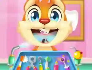 Jwèt Crazy Animals Dentist sou entènèt