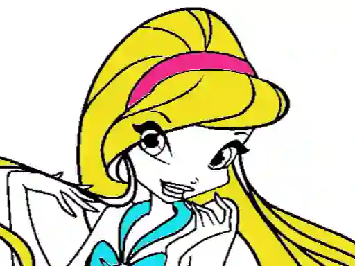 Jwèt Winx Coloring book sou entènèt