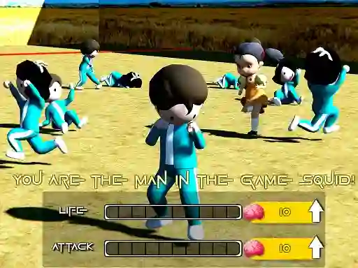 Jwèt Squid Game Crowd sou entènèt