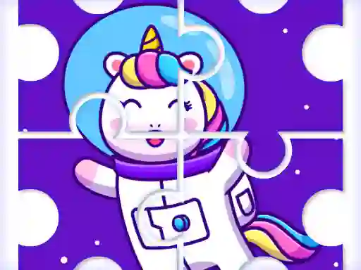 Jwèt Cute Rainbow Unicorn Puzzles sou entènèt