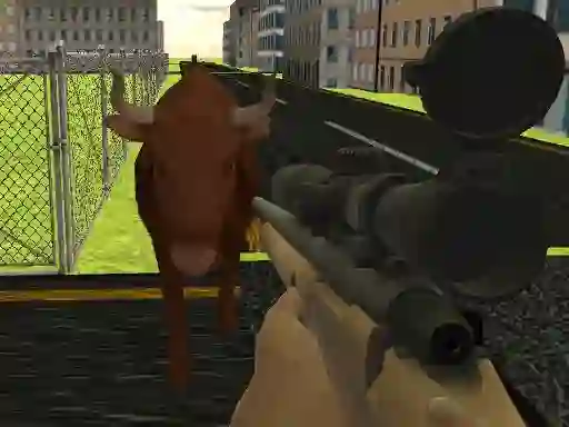 Jwèt Angry Bull Shooter sou entènèt