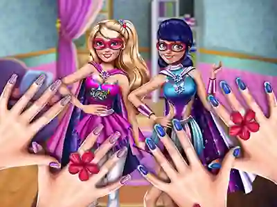 Jwèt Princess Superheroes: Beauty Salon sou entènèt