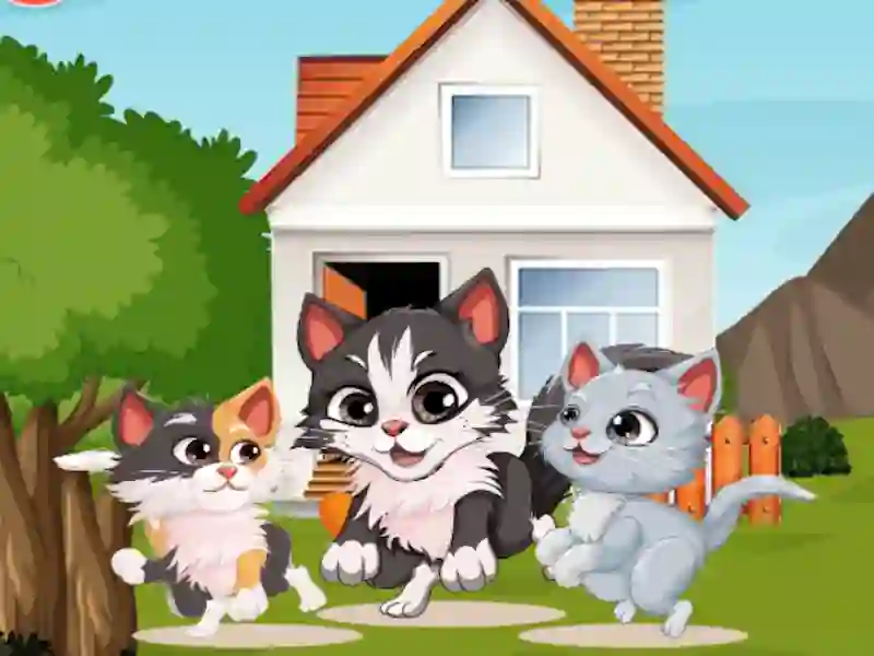Jwèt Purring Paws Escape sou entènèt