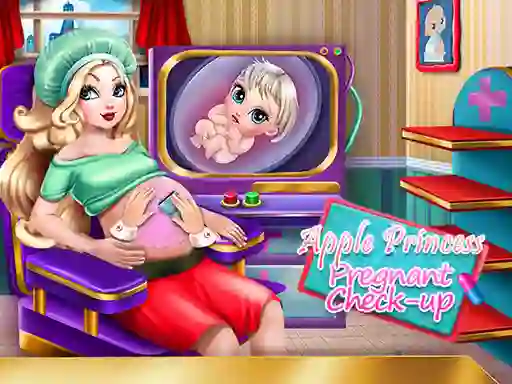 Jwèt Apple Princess Pregnant Check Up sou entènèt
