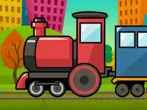Jwèt Train Jigsaw sou entènèt