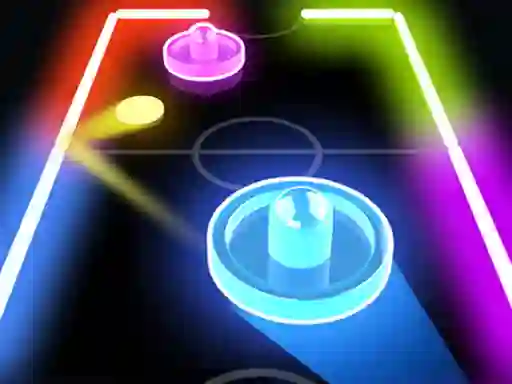 Jwèt Glow Hockey HD sou entènèt