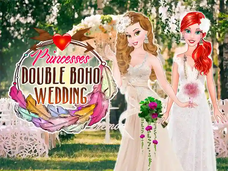 Jwèt Princesses Double Boho Wedding sou entènèt