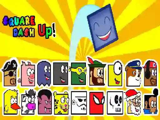 Jwèt Square Dash Up sou entènèt
