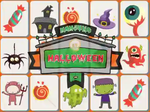 Jwèt Halloween Mahjong sou entènèt
