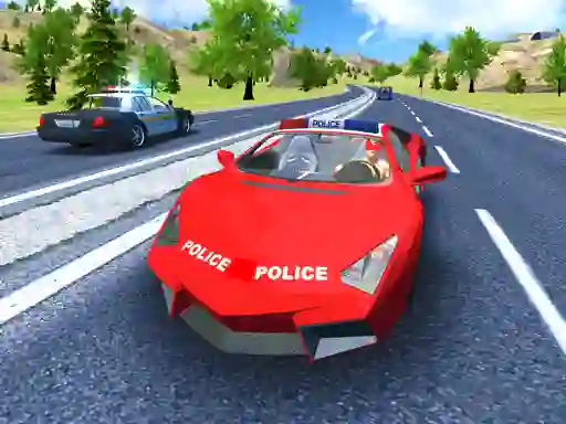 Jwèt Police Car Stunt Driver sou entènèt