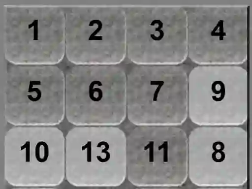 Jwèt Classic Sliding Numbers sou entènèt