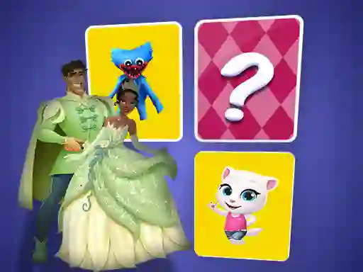 Jwèt The Princess and the Frog Memory Card Match sou entènèt