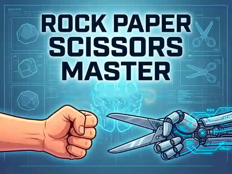 Jwèt Rock Paper Scissors Master sou entènèt